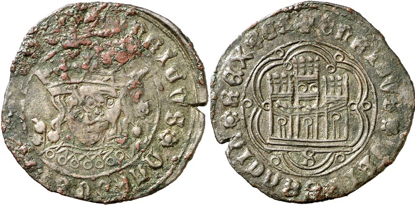 Tipo 16B. Cuarto de Busto de frente del Ordenamiento de Aranda de Duero de 1461 (2) - Imagen 93