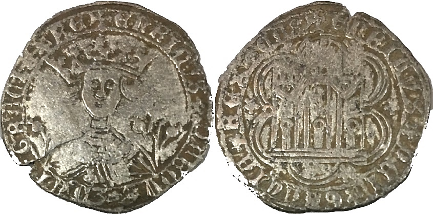 Tipo 16B. Cuarto de Busto de frente del Ordenamiento de Aranda de Duero de 1461 (2) - Imagen 96