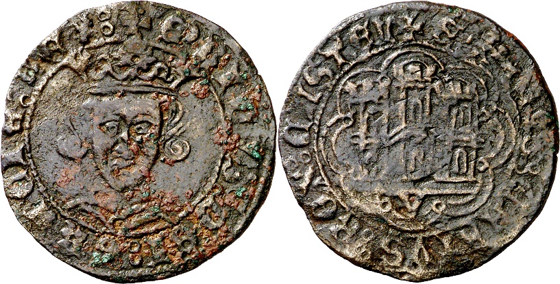 Tipo 16C. Cuarto de Busto de frente del Ordenamiento de Aranda de Duero de 1461 (3) - Imagen 1