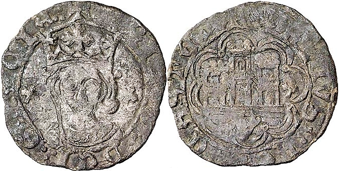 Tipo 16C. Cuarto de Busto de frente del Ordenamiento de Aranda de Duero de 1461 (3) - Imagen 108