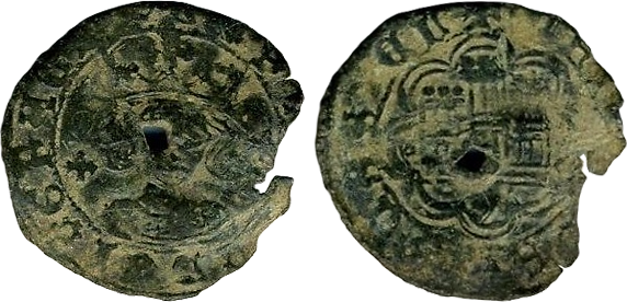 Tipo 16C. Cuarto de Busto de frente del Ordenamiento de Aranda de Duero de 1461 (3) - Imagen 109