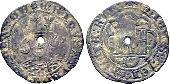 Tipo 16C. Cuarto de Busto de frente del Ordenamiento de Aranda de Duero de 1461 (3) - Imagen 110