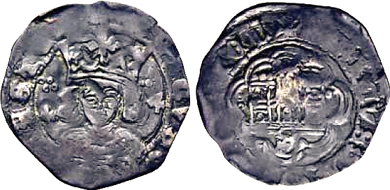 Tipo 16C. Cuarto de Busto de frente del Ordenamiento de Aranda de Duero de 1461 (3) - Imagen 111