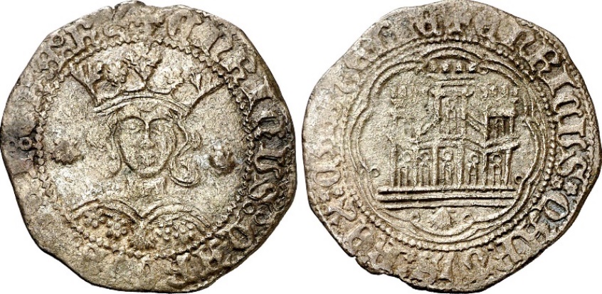 Tipo 16C. Cuarto de Busto de frente del Ordenamiento de Aranda de Duero de 1461 (3) - Imagen 115