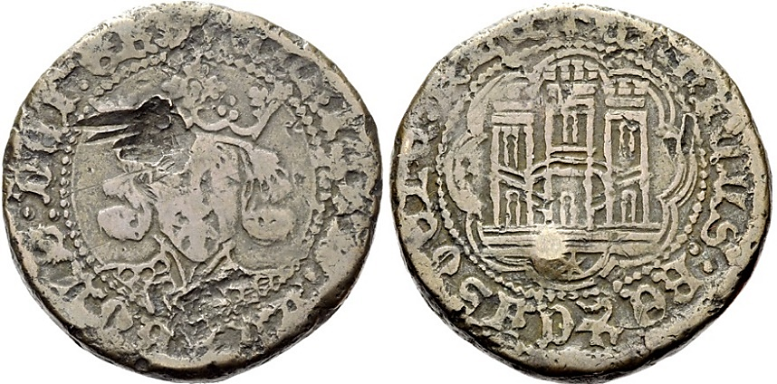 Tipo 16C. Cuarto de Busto de frente del Ordenamiento de Aranda de Duero de 1461 (3) - Imagen 121