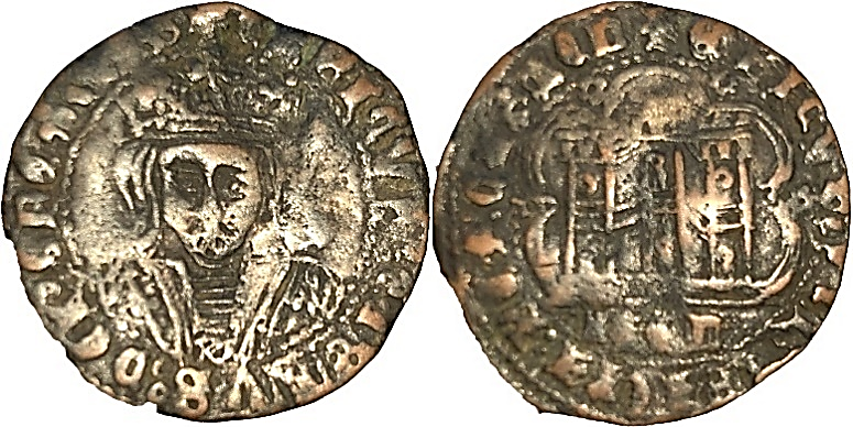 Tipo 16C. Cuarto de Busto de frente del Ordenamiento de Aranda de Duero de 1461 (3) - Imagen 130