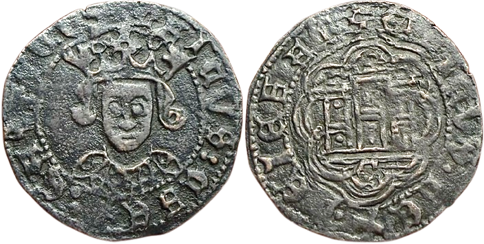 Tipo 16C. Cuarto de Busto de frente del Ordenamiento de Aranda de Duero de 1461 (3) - Imagen 134