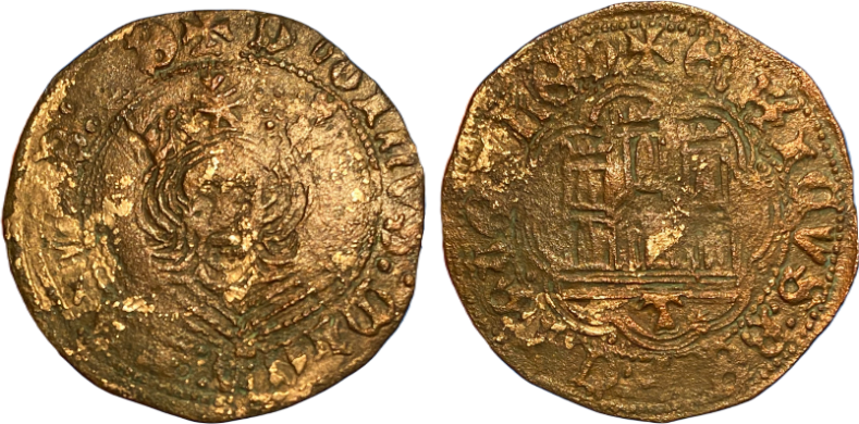 Tipo 16C. Cuarto de Busto de frente del Ordenamiento de Aranda de Duero de 1461 (3) - Imagen 140