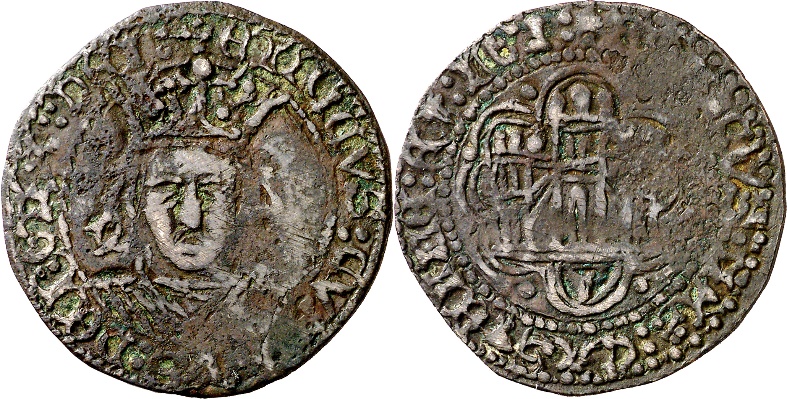 Tipo 16C. Cuarto de Busto de frente del Ordenamiento de Aranda de Duero de 1461 (3) - Imagen 141