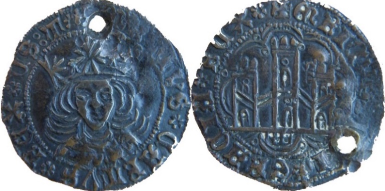 Tipo 16C. Cuarto de Busto de frente del Ordenamiento de Aranda de Duero de 1461 (3) - Imagen 144