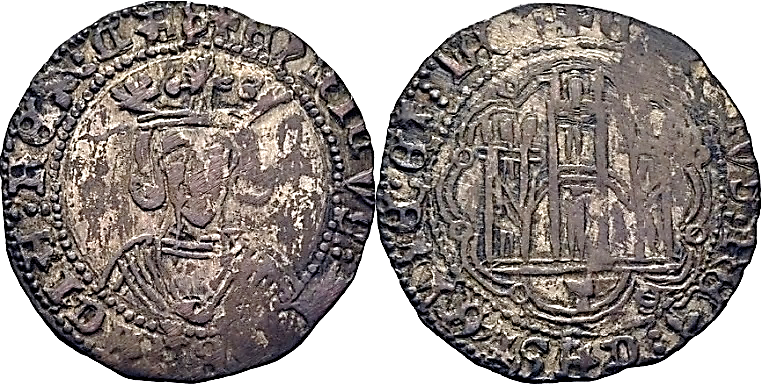 Tipo 16C. Cuarto de Busto de frente del Ordenamiento de Aranda de Duero de 1461 (3) - Imagen 148