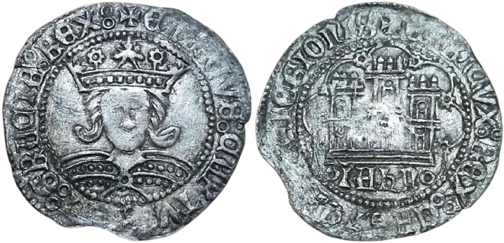 Tipo 16C. Cuarto de Busto de frente del Ordenamiento de Aranda de Duero de 1461 (3) - Imagen 149