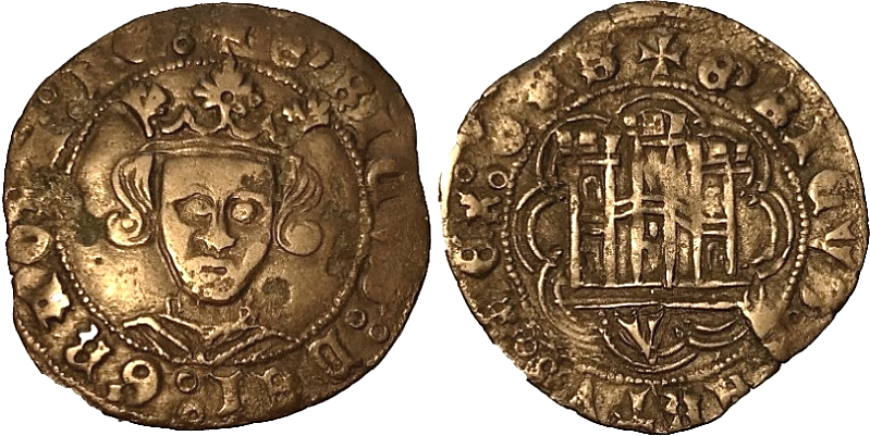 Tipo 16C. Cuarto de Busto de frente del Ordenamiento de Aranda de Duero de 1461 (3) - Imagen 2