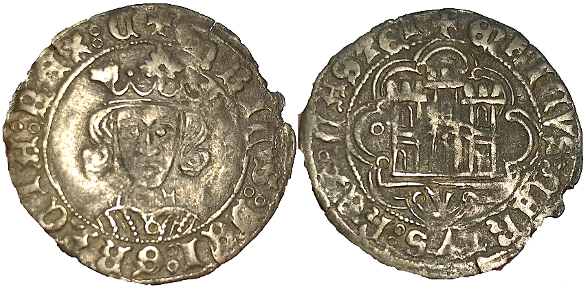 Tipo 16C. Cuarto de Busto de frente del Ordenamiento de Aranda de Duero de 1461 (3) - Imagen 3