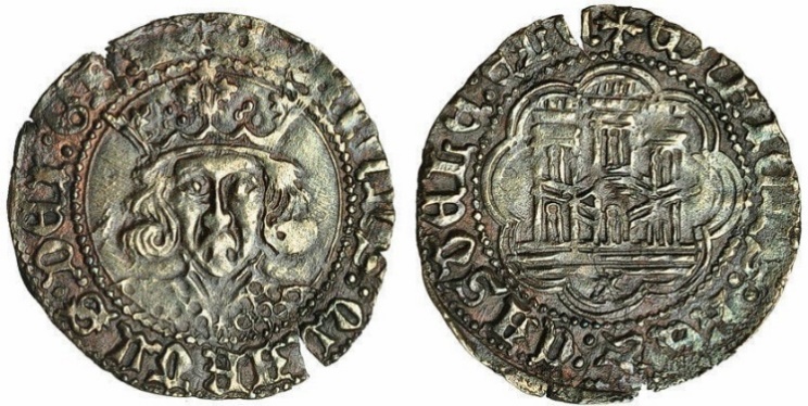 Tipo 16C. Cuarto de Busto de frente del Ordenamiento de Aranda de Duero de 1461 (3) - Imagen 34