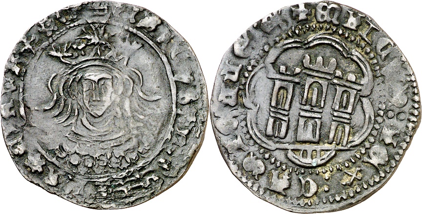 Tipo 16C. Cuarto de Busto de frente del Ordenamiento de Aranda de Duero de 1461 (3) - Imagen 47