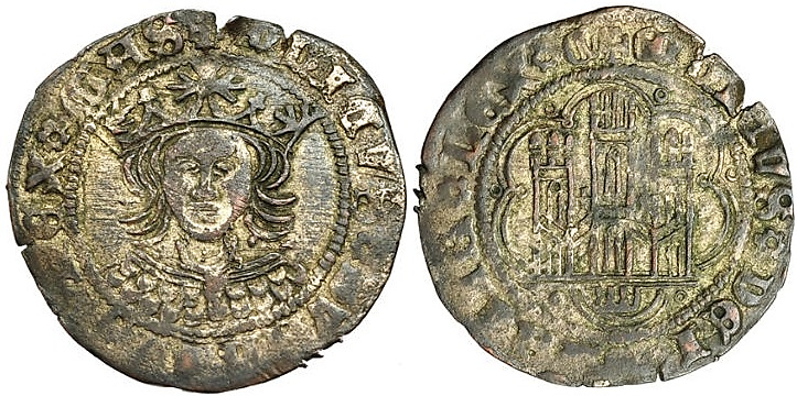 Tipo 16C. Cuarto de Busto de frente del Ordenamiento de Aranda de Duero de 1461 (3) - Imagen 49