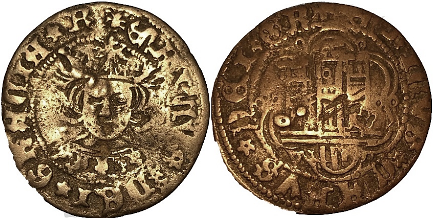 Tipo 16C. Cuarto de Busto de frente del Ordenamiento de Aranda de Duero de 1461 (3) - Imagen 53