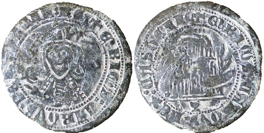 Tipo 16C. Cuarto de Busto de frente del Ordenamiento de Aranda de Duero de 1461 (3) - Imagen 58