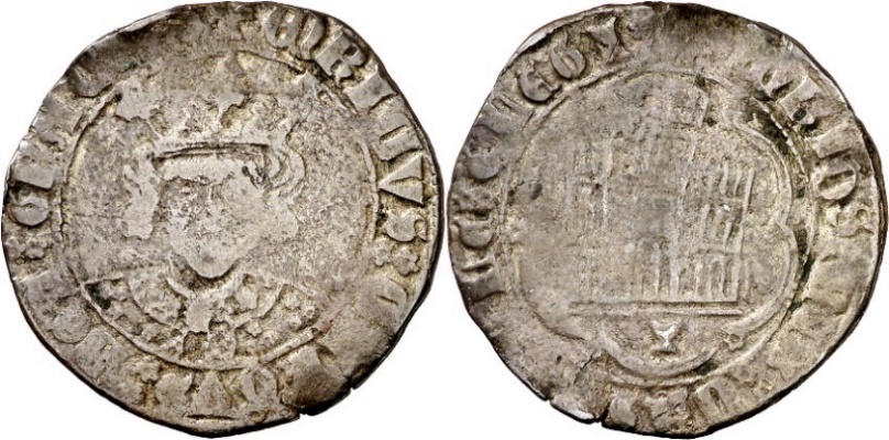 Tipo 16C. Cuarto de Busto de frente del Ordenamiento de Aranda de Duero de 1461 (3) - Imagen 61