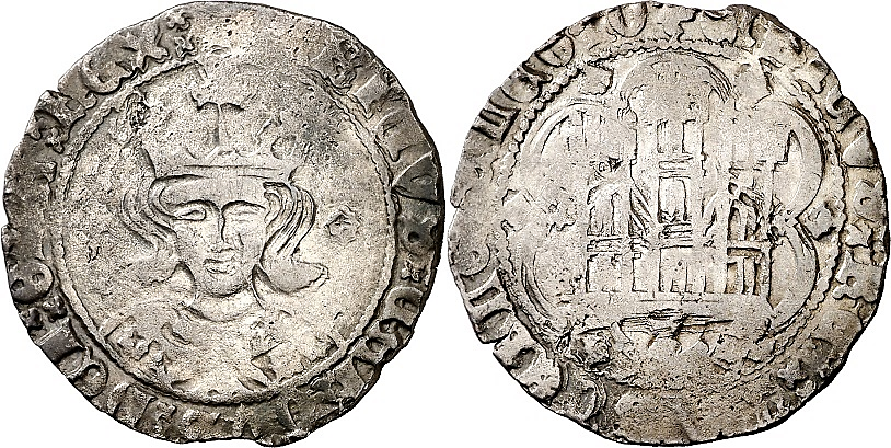 Tipo 16C. Cuarto de Busto de frente del Ordenamiento de Aranda de Duero de 1461 (3) - Imagen 63