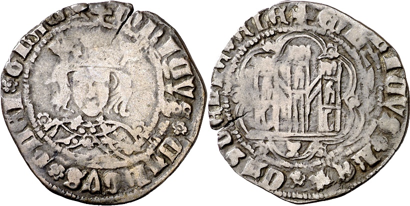 Tipo 16C. Cuarto de Busto de frente del Ordenamiento de Aranda de Duero de 1461 (3) - Imagen 65