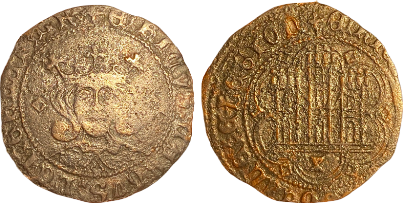 Tipo 16C. Cuarto de Busto de frente del Ordenamiento de Aranda de Duero de 1461 (3) - Imagen 74