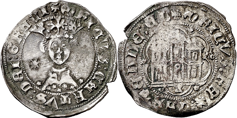 Tipo 16C. Cuarto de Busto de frente del Ordenamiento de Aranda de Duero de 1461 (3) - Imagen 78