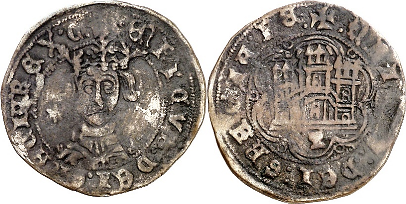 Tipo 16C. Cuarto de Busto de frente del Ordenamiento de Aranda de Duero de 1461 (3) - Imagen 80