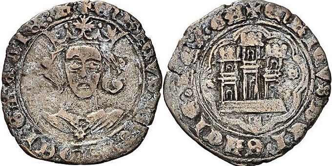 Tipo 16C. Cuarto de Busto de frente del Ordenamiento de Aranda de Duero de 1461 (3) - Imagen 81