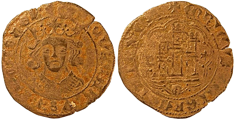 Tipo 16C. Cuarto de Busto de frente del Ordenamiento de Aranda de Duero de 1461 (3) - Imagen 82