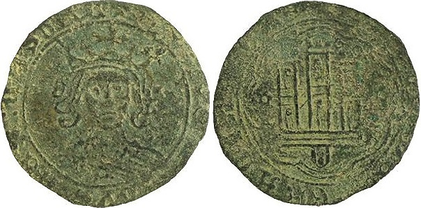 Tipo 16C. Cuarto de Busto de frente del Ordenamiento de Aranda de Duero de 1461 (3) - Imagen 88