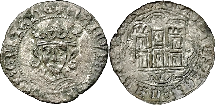 Tipo 16C. Cuarto de Busto de frente del Ordenamiento de Aranda de Duero de 1461 (3) - Imagen 9