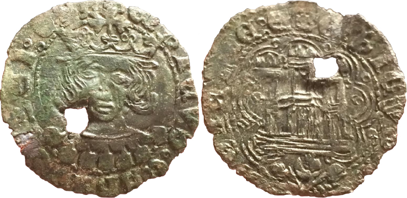 Tipo 16C. Cuarto de Busto de frente del Ordenamiento de Aranda de Duero de 1461 (3) - Imagen 95