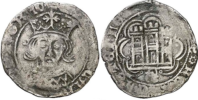 Tipo 16C. Cuarto de Busto de frente del Ordenamiento de Aranda de Duero de 1461 (3) - Imagen 99