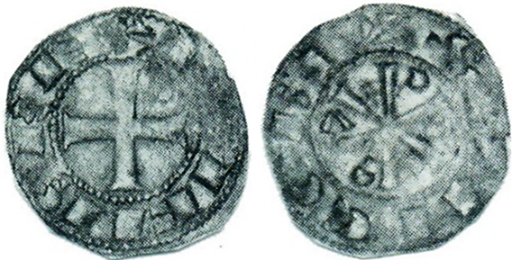 Tipo 17. Dinero de Crismón del taller de Santiago de Compostela - Imagen 7