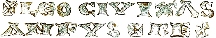 Tipo 17. Dinero leonés de Alfonso VII sin coronar de perfil, y con cruz recrucetada - Imagen 3