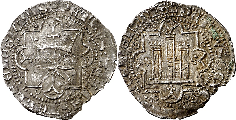 Tipo 17. Moneda divisional de plata acuñada en Carmona - Imagen 1