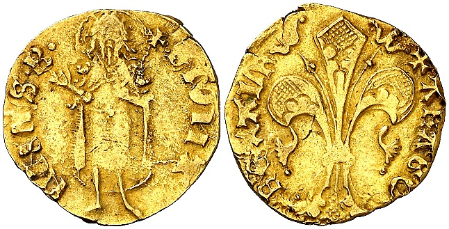 Tipo 18. Florín de Aragón de oro de Enrique IV - Imagen 6