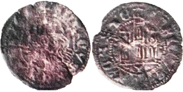 Tipo 19. Cornado con gráfila en ambas caras, con busto de Rey de perfil a izquierda y Castillo - Imagen 32