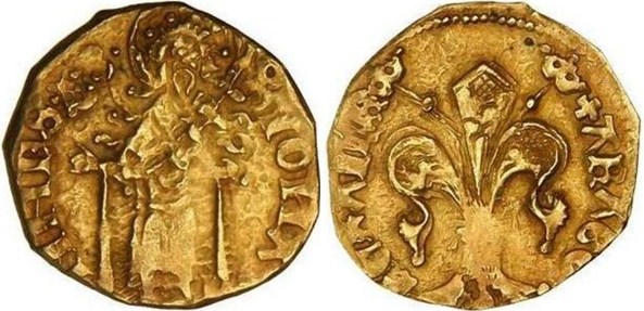 Tipo 19. Medio Florín de Aragón de oro de Enrique IV - Imagen 1