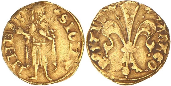 Tipo 19. Medio Florín de Aragón de oro de Enrique IV - Imagen 4