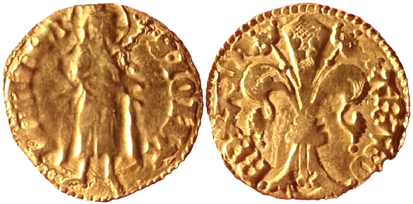 Tipo 19. Medio Florín de Aragón de oro de Enrique IV - Imagen 6