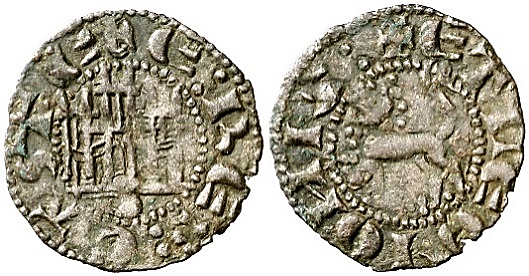 Tipo 2. Atribuido al Infante Enrique, el Senador. Dinero de “E Rex Caste/Et Legionis” - Imagen 2