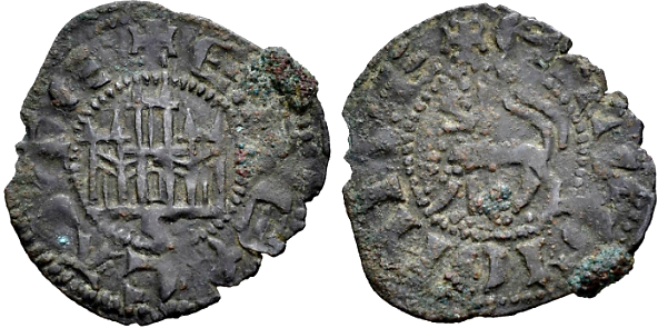 Tipo 2. Atribuido al Infante Enrique, el Senador. Dinero de “E Rex Caste/Et Legionis” - Imagen 9