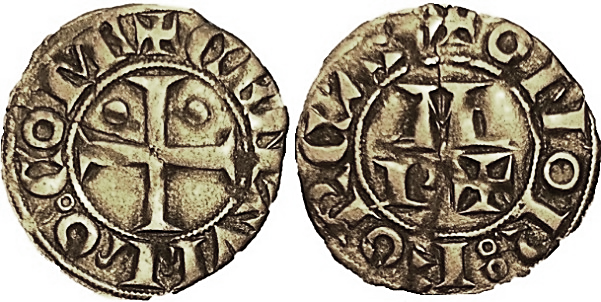 Tipo 2, de Bigorra. Dinero del Conde Céntulo II de Bigorra, utilizado en el reino de Aragón - Imagen 1