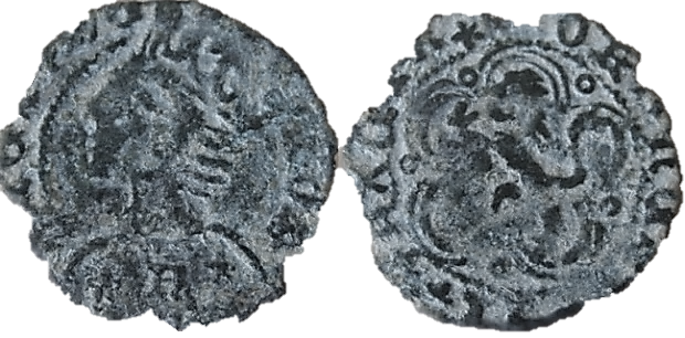 Tipo 2. Dinero coronado burgalés - Imagen 2