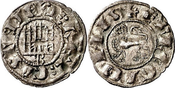 Tipo 2. Dinero fernandino con Castillo y León y con lema “F Rex” - Imagen 2