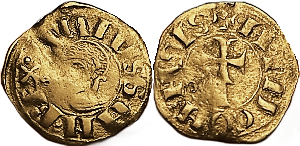 Tipo 2. Dinero leonés de Cruz sobre Estrella, con Alfa y Omega - Imagen 12