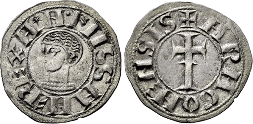 Tipo 2. Dinero leonés de Cruz sobre Estrella, con Alfa y Omega - Imagen 16